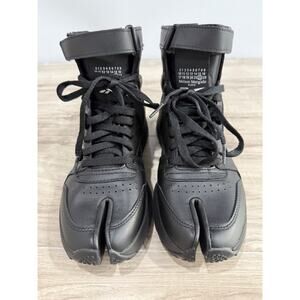 Reebok Classic Leather Tabi x Maison Margiela Black - Size 7.5 M, 8.5-9 W - NEW